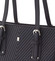 Exkluzívna saffianová dámska kabelka so vzorom čierna - David Jones Melusina