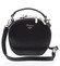 Exkluzívna dámska lesklá crossbody kabelka čierna - David Jones Lucile