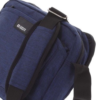 Modrá crossbody taška na doklady - Enrico Benetti Accalia