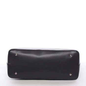 Veľká elegantná hladká dámska čierna kabelka - David Jones Emely