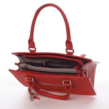 Jemná a elegantná dámska červená kabelka do ruky - David Jones Eliana