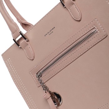Jemná a elegantná dámska ružová kabelka do ruky - David Jones Eliana