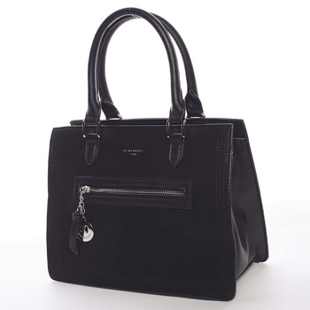 Jemná a elegantná dámska čierna kabelka do ruky - David Jones Eliana