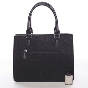 Jemná a elegantná dámska čierna kabelka do ruky - David Jones Eliana