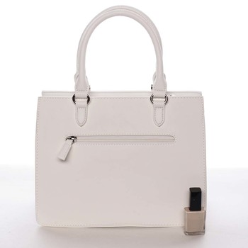 Jemná a elegantná dámska biela kabelka do ruky - David Jones Eliana