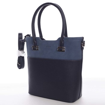 Dámska elegantná a módna tmavomodrá kabelka - David Jones Sandy