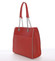 Luxusná a originálna dámska červená kabelka cez plece - David Jones Mishel