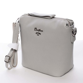 Malá svetlosivá dámska crossbody kabelka - David Jones Olenka
