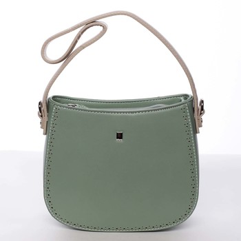 Elegantná listová crossbody kabelka zelená - David Jones Brigitte