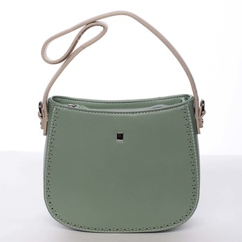 Elegantná listová crossbody kabelka zelená - David Jones Brigitte