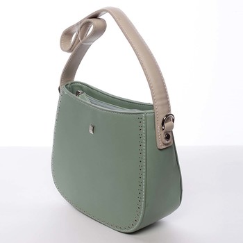 Elegantná listová crossbody kabelka zelená - David Jones Brigitte