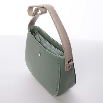 Elegantná listová crossbody kabelka zelená - David Jones Brigitte