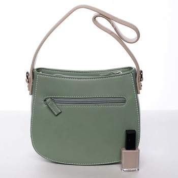 Elegantná listová crossbody kabelka zelená - David Jones Brigitte