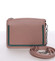 Malá originálna crossbody kabelka ružová - David Jones Yuriko
