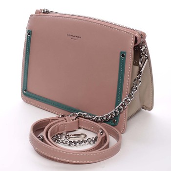 Malá originálna crossbody kabelka ružová - David Jones Yuriko