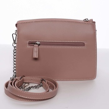 Malá originálna crossbody kabelka ružová - David Jones Yuriko