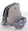 Malá elegantná doplnková crossbody kabelka krémovo sivá - David Jones Karen