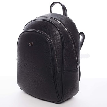 Veľký dámsky mäkký mestský ruksak čierny - David Jones Beatrikas