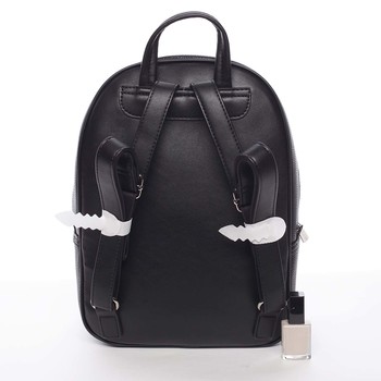 Veľký dámsky mäkký mestský ruksak čierny - David Jones Beatrikas