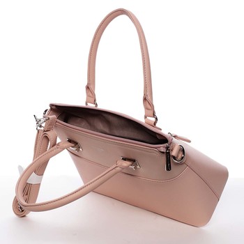 Dámska elegantná ružová kabelka do ruky - David Jones Geraldine