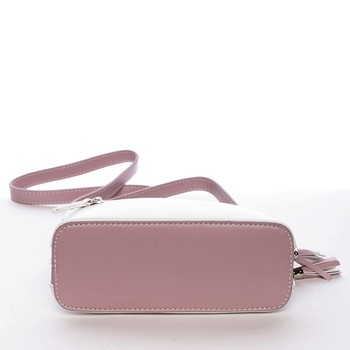 Malá elegantná a moderná crossbody kabelka biela - David Jones Melany