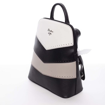 Originálny a moderný mestský čierny ruksak - David Jones JeanPaul