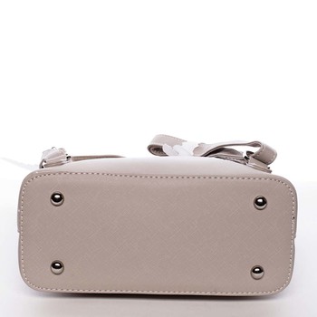 Originálny a moderný mestský krémovo sivý ruksak - David Jones JeanPaul