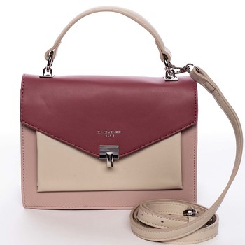 Jedinečná dámska ružová kabelka do ruky - David Jones Andrea