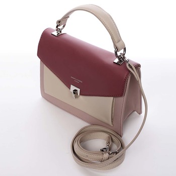 Jedinečná dámska ružová kabelka do ruky - David Jones Andrea