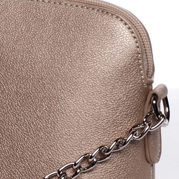Osobitá a elegantná dámska zlatá crossbody kabelka - David Jones Milagros
