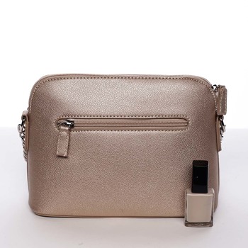 Osobitá a elegantná dámska zlatá crossbody kabelka - David Jones Milagros