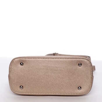 Osobitá a elegantná dámska zlatá crossbody kabelka - David Jones Milagros