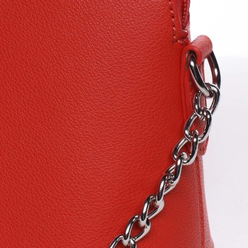 Osobitá a elegantná dámska červená crossbody kabelka - David Jones Milagros