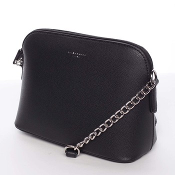 Osobitá a elegantná dámska čierna crossbody kabelka - David Jones Milagros