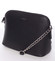 Osobitá a elegantná dámska čierna crossbody kabelka - David Jones Milagros