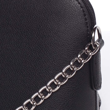 Osobitá a elegantná dámska čierna crossbody kabelka - David Jones Milagros