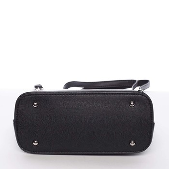 Osobitá a elegantná dámska čierna crossbody kabelka - David Jones Milagros