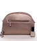 Módna oblá dámska crossbody zlatá kabelka - David Jones Anny