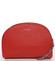 Módna oblá dámska crossbody červená kabelka - David Jones Anny
