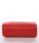 Módna oblá dámska crossbody červená kabelka - David Jones Anny