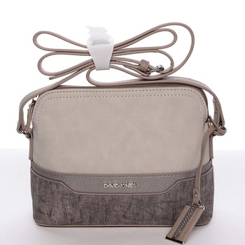 Svetlá camel malá crossbody kabelka pre ženy - David Jones Fiorella