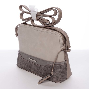 Svetlá camel malá crossbody kabelka pre ženy - David Jones Fiorella
