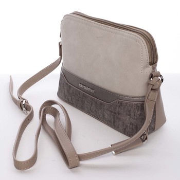 Svetlá camel malá crossbody kabelka pre ženy - David Jones Fiorella