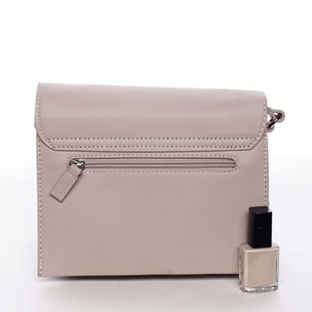 Exkluzívna svetlosivá dámska crossbody kabelka - David Jones Evelyn