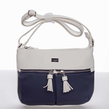 Štýlová dámska crossbody kabelka tmavomodrá - David Jones Valeria