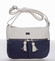 Štýlová dámska crossbody kabelka tmavomodrá - David Jones Valeria