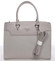 Dámska luxusná ľahko perforovaná sivá kabelka - David Jones Dapphnei