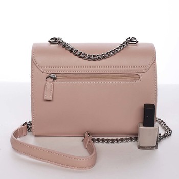 Malá dámska elegantná crossbody kabelka ružová - David Jones Arianna