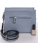 Dámska svetlomodrá crossbody kabelka s kapsičkou - David Jones Angeli