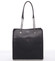 Luxusná a originálne dámska čierna kabelka cez rameno - David Jones Mishel